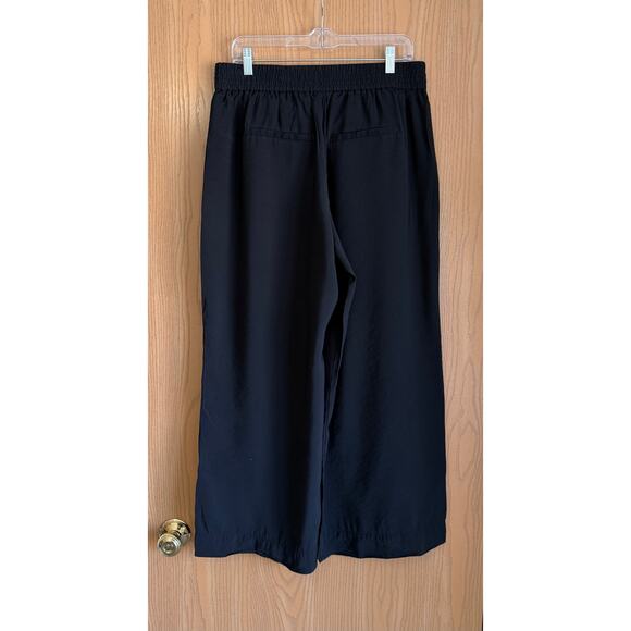Madewell Pants - MADEWELL | Women’s Large Petite | Black Carly Wide Leg Pants Classic Minimalist